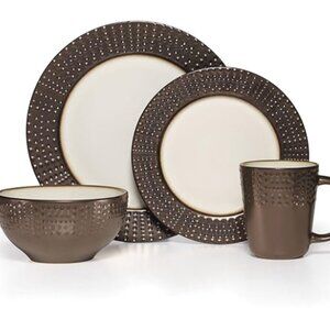 Mikasa Metropolitan 16-Piece Dinnerware Set, Service For 4